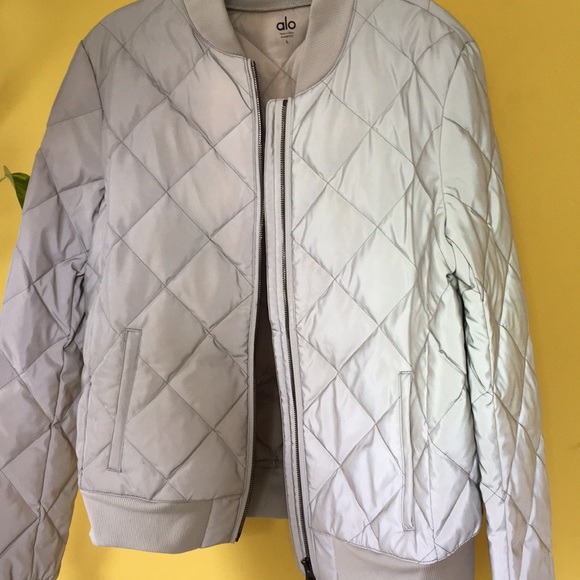 Alo Yoga Reflective Bomber Jacket - Picture 4 of 8